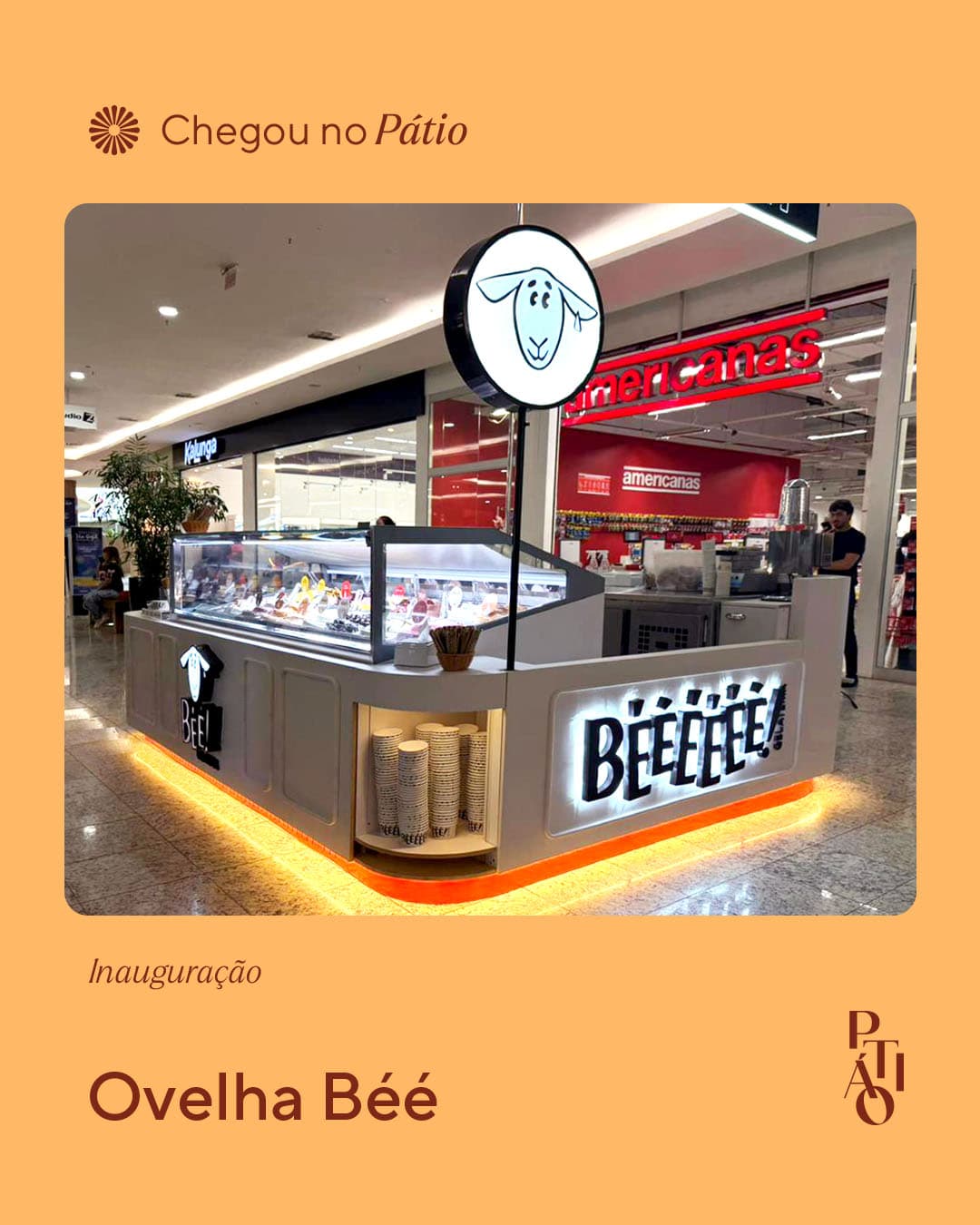 A Ovelha Béé chegou ao Pátio Shopping!