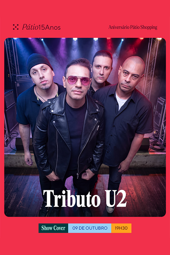 Show cover U2 no Pátio Chapecó